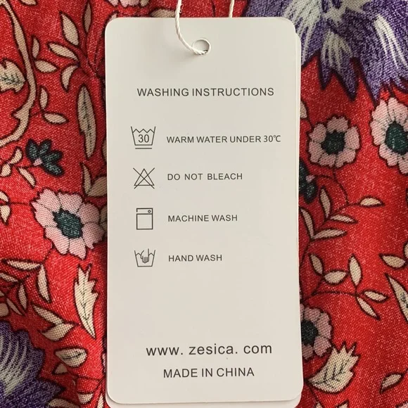 ZESICA Wrap Dress Sz: XXL - Picture 7 of 12